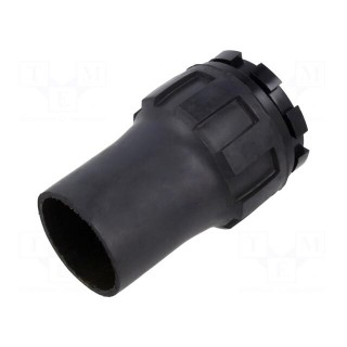Heat shrink boot | glued | 40.64mm | L: 114.3mm | black | polyolefine