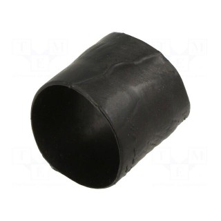 Heat shrink boot | glueless,angular | 9.9mm | black | -75÷150°C