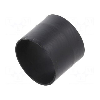 Heat shrink boot | glueless,straight | 17.8mm | L: 38.1mm | black