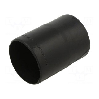 Heat shrink boot | glueless,straight | 25.4mm | L: 66.8mm | black