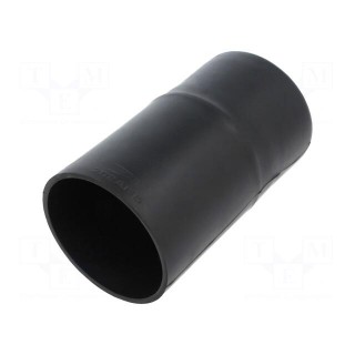 Heat shrink boot | glueless,straight | L: 161.3mm | black | elastomer