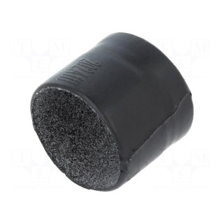 Heat shrink boot | straight,glued | 11.9mm | L: 25.4mm | black