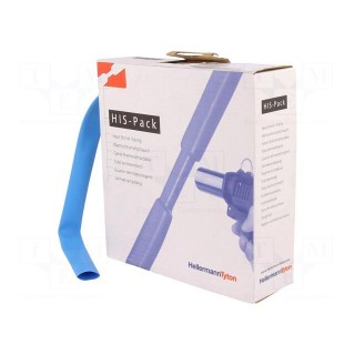 Heat shrink sleeve | 2: 1 | 12.7mm | L: 5m | blue | Wall thick: 0.6mm