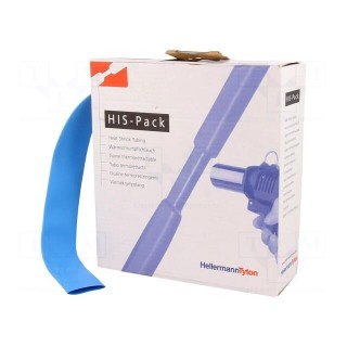 Heat shrink sleeve | 2: 1 | 19.1mm | L: 5m | blue | Wall thick: 0.8mm
