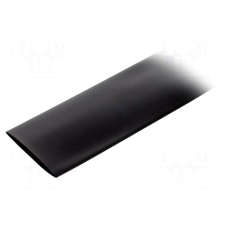 Heat shrink sleeve | 2: 1 | 38.1mm | L: 0.15m | black | polyolefine