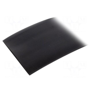 Heat shrink sleeve | 2: 1 | 76.2mm | L: 0.15m | black | polyolefine