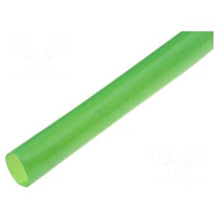 Heat shrink sleeve | glueless | 2: 1 | 2.4mm | L: 1m | green | polyolefine