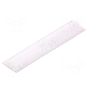 Heat shrink sleeve | glueless | 2: 1 | 25.4mm | L: 1m | transparent