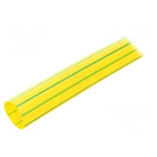 Heat shrink sleeve | glueless | 2: 1 | 31.8mm | L: 1m | yellow-green