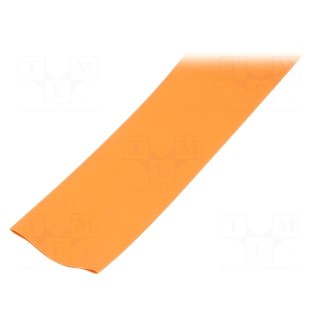 Heat shrink sleeve | glueless | 2: 1 | 32mm | orange | polyolefine | reel