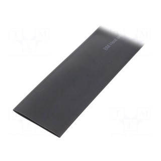 Heat shrink sleeve | glueless | 2: 1 | 38mm | L: 1m | polyolefine