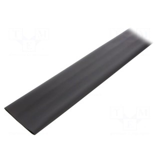 Heat shrink sleeve | glueless | 2: 1 | 50.8mm | L: 1m | black