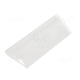 Heat shrink sleeve | glueless | 2: 1 | 50.8mm | L: 1m | transparent