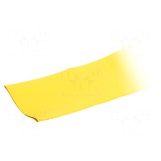 Heat shrink sleeve | glueless | 2: 1 | 76.2mm | yellow | polyolefine