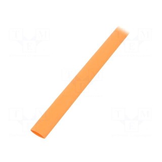 Heat shrink sleeve | glueless | 2: 1 | 9.5mm | L: 1m | orange