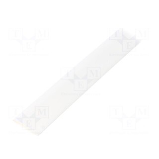 Heat shrink sleeve | glueless | 3: 1 | 18mm | L: 1.2m | white | 5pcs.