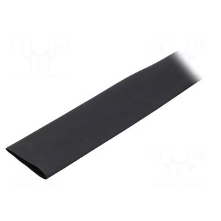 Heat shrink sleeve | glueless | 4: 1 | 24mm | black | polyolefine