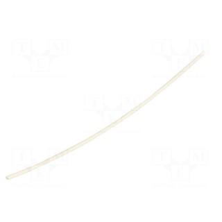 Heat shrink sleeve | glueless,flexible | 2: 1 | 1.2mm | L: 1.2m | white