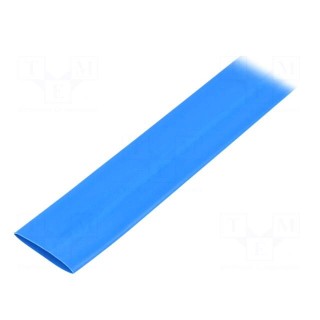 Heat shrink sleeve | flexible | 2: 1 | 19mm | L: 10m | blue | polyolefine