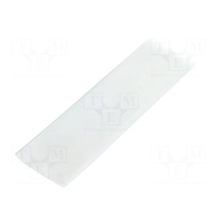 Heat shrink sleeve | flexible | 2: 1 | 25.4mm | L: 10m | transparent