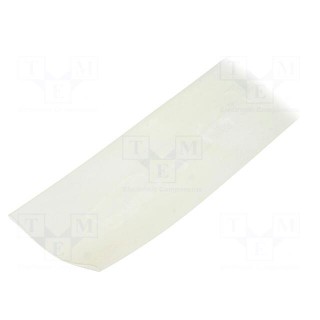 Heat shrink sleeve | flexible | 2: 1 | 51mm | L: 10m | transparent