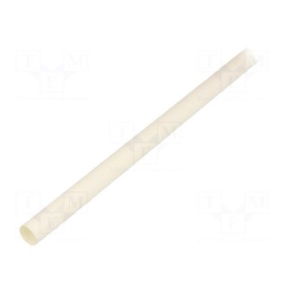 Heat shrink sleeve | glueless,flexible | 2: 1 | 9.5mm | L: 1.2m | white