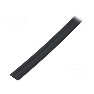 Heat shrink sleeve | flexible | 2: 1 | 9.5mm | L: 10m | black