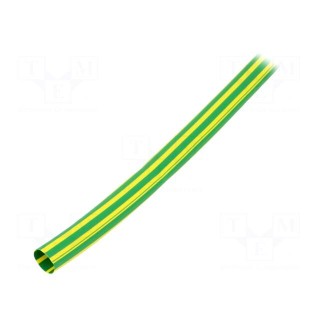 Heat shrink sleeve | flexible | 2: 1 | 9.5mm | L: 10m | yellow-green