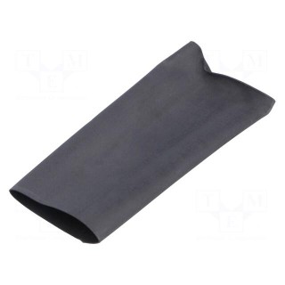 Heat shrink sleeve | thin walled | 3: 1 | 18mm | L: 30m | black