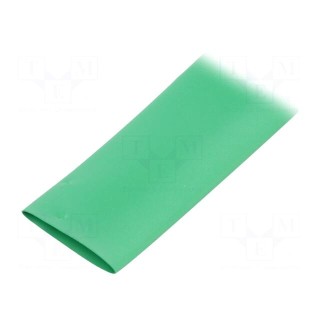 Heat shrink sleeve | thin walled | 3: 1 | 18mm | L: 30m | green