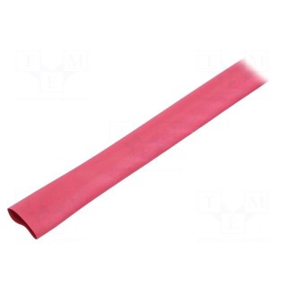 Heat shrink sleeve | thin walled | 3: 1 | 18mm | L: 30m | red | -55÷135°C