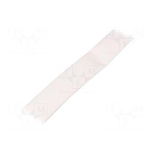 Heat shrink sleeve | thin walled | 3: 1 | 18mm | L: 30m | white | reel