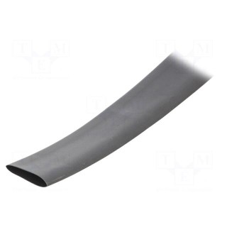 Heat shrink sleeve | thin walled | 3: 1 | 18mm | L: 60m | black | reel