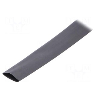 Heat shrink sleeve | thin walled | 3: 1 | 24mm | L: 30m | black
