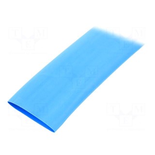 Heat shrink sleeve | thin walled | 3: 1 | 24mm | L: 30m | blue | -55÷135°C