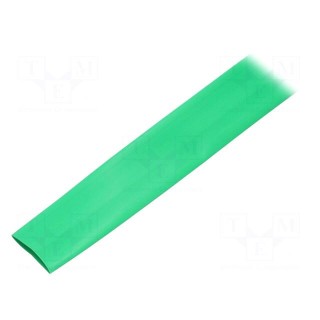 Heat shrink sleeve | thin walled | 3: 1 | 24mm | L: 30m | green