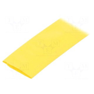 Heat shrink sleeve | thin walled | 3: 1 | 24mm | L: 30m | yellow | reel