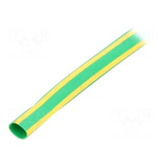 Heat shrink sleeve | thin walled | 3: 1 | 3mm | L: 30m | yellow-green