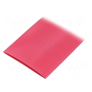Heat shrink sleeve | thin walled | 3: 1 | 40mm | L: 30m | red | -55÷135°C