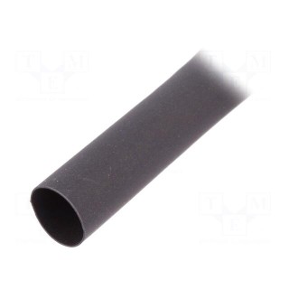 Heat shrink sleeve | thin walled | 3: 1 | 6mm | L: 30m | black | -55÷135°C