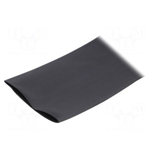 Heat shrink sleeve | thin walled,flexible | 2: 1 | 101.6mm | black