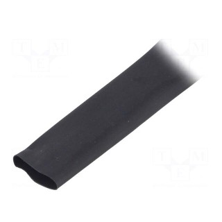 Heat shrink sleeve | thin walled,flexible | 2: 1 | 12.7mm | black