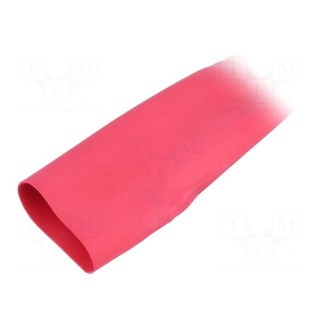 Heat shrink sleeve | thin walled,flexible | 2: 1 | 12.7mm | red