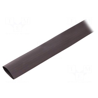 Heat shrink sleeve | thin walled,flexible | 2: 1 | 19mm | black
