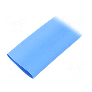 Heat shrink sleeve | thin walled,flexible | 2: 1 | 19mm | blue