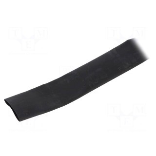 Heat shrink sleeve | thin walled,flexible | 2: 1 | 25.4mm | black