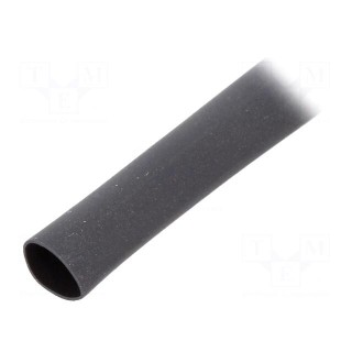 Heat shrink sleeve | thin walled,flexible | 2: 1 | 4.8mm | black