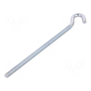 Hook | angular | steel | zinc | 150mm