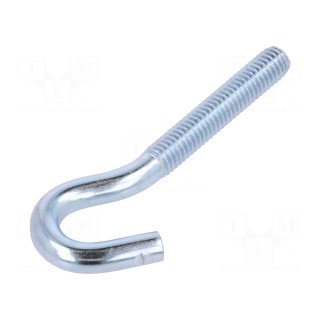 Hook | angular | steel | zinc | 60mm