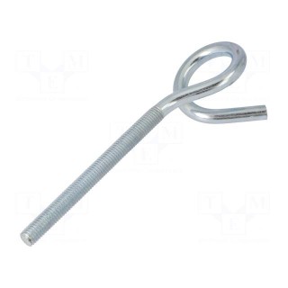 Hook | ring | steel | zinc | 140mm
